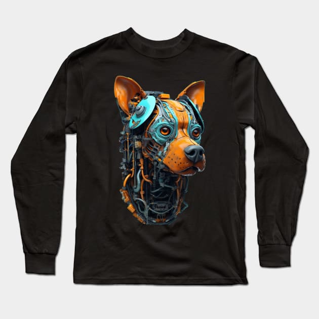 Industrial Punk Dogs by Liza Kraft 12.0 Long Sleeve T-Shirt by Adnorm Supply